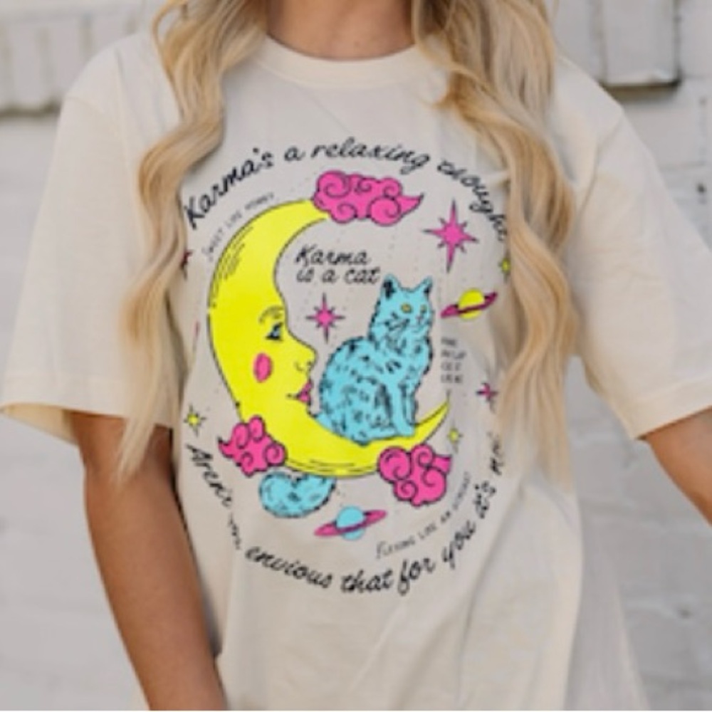 NWOT Taylor Swift Inspired Karma T-shirt XL